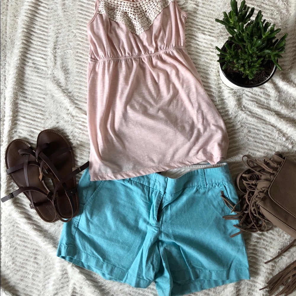 J. Crew turquoise shorts